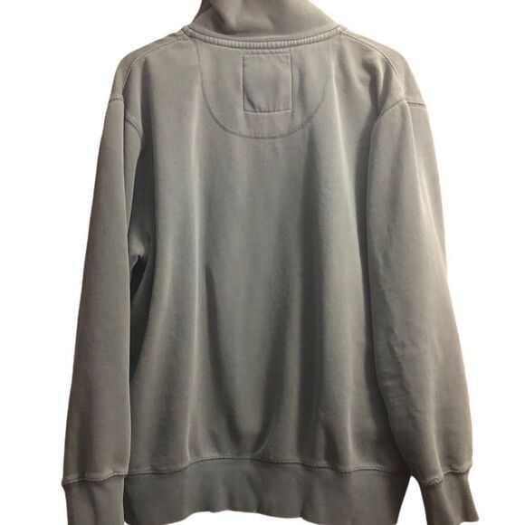 Vintage Aeropostale Men’s Distressed 1/4 Zip Pullover Mock Neck XL Sweatshirt - Picture 5 of 6